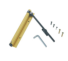 Aluminum alloy single spring door closer